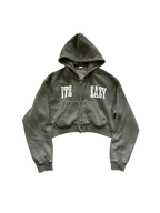 EZ Cropped Zip Up