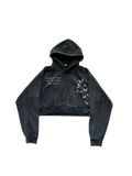 Butterfly Cropped Hoodie