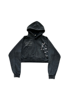 Butterfly Cropped Hoodie