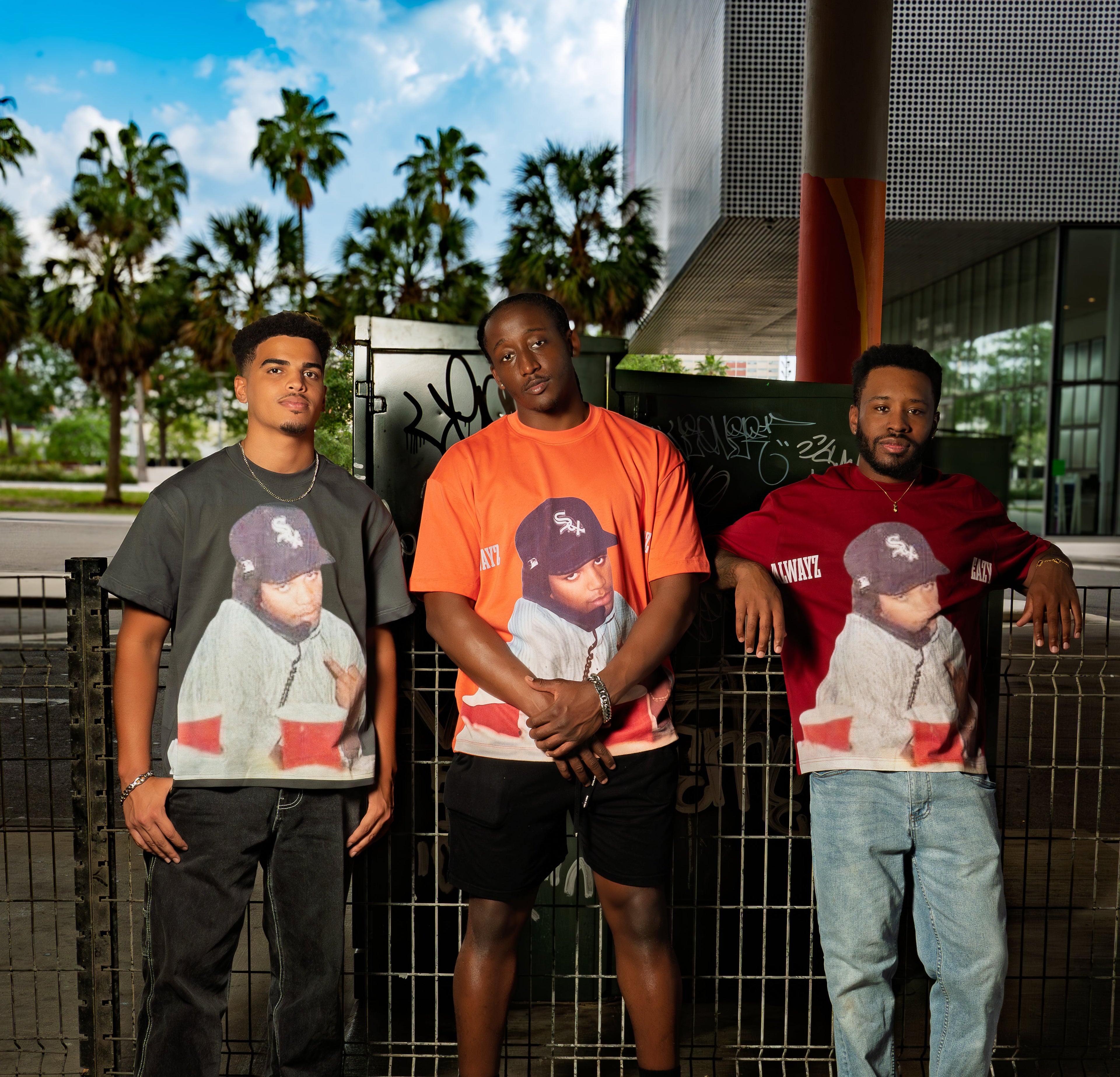 Eazy E tee group photo